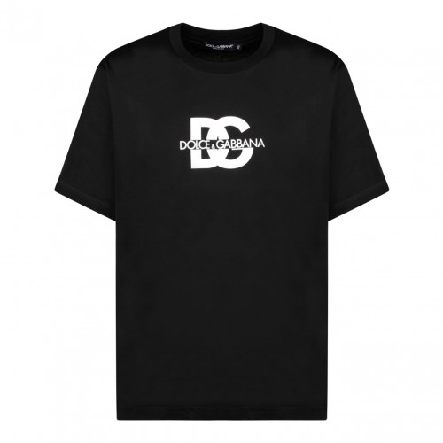 Black T-Shirt With DG Print