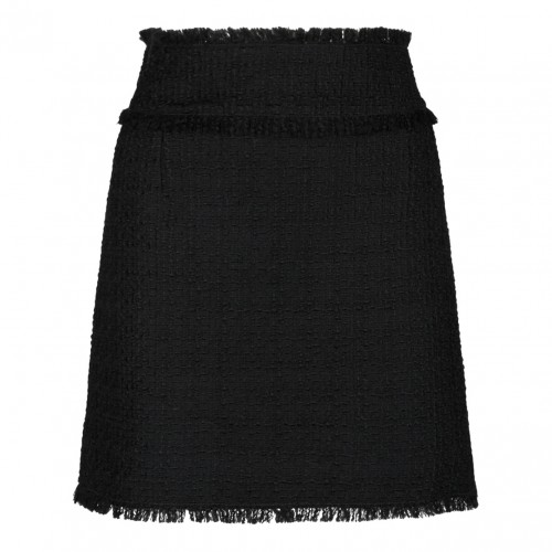 Black Rachel Tweed Miniskirt