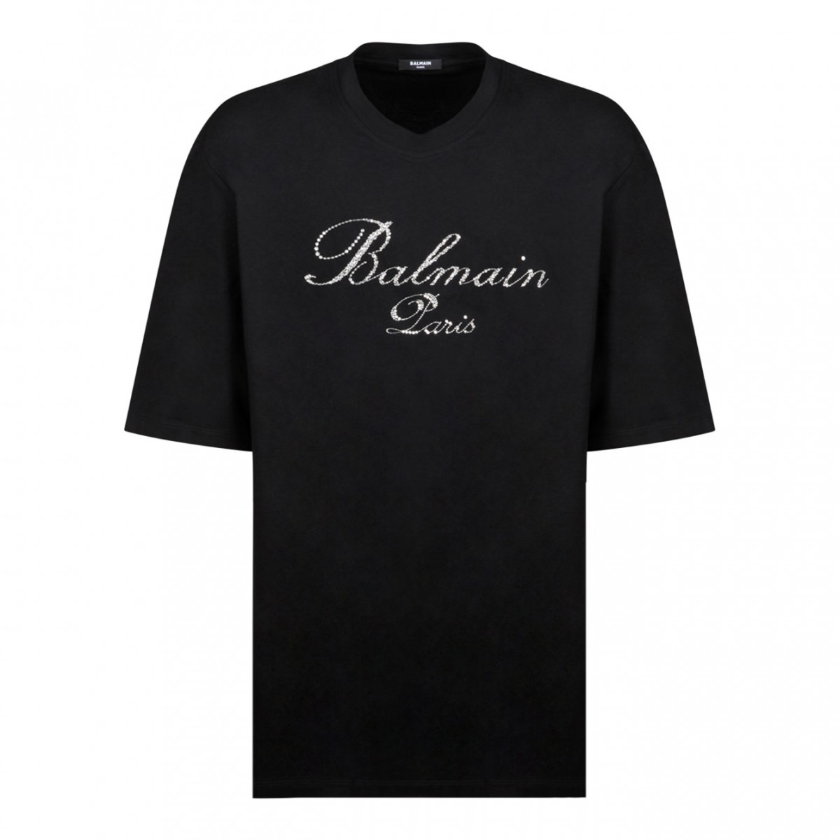 Black Signature Embroidered T-Shirt