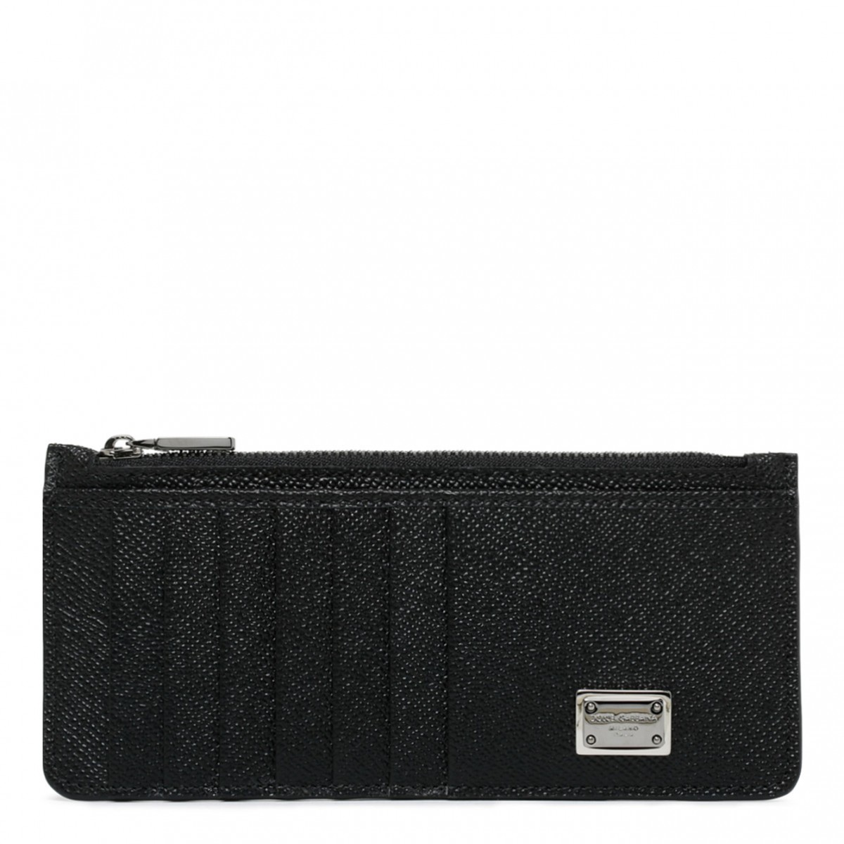 Black Calf Leather Wallet