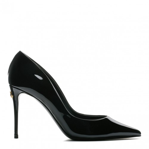 Black Calf Leather Pointed...