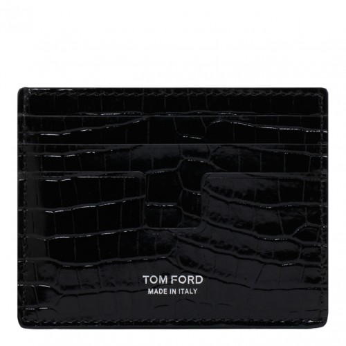 Black Card Holder In Cocco...