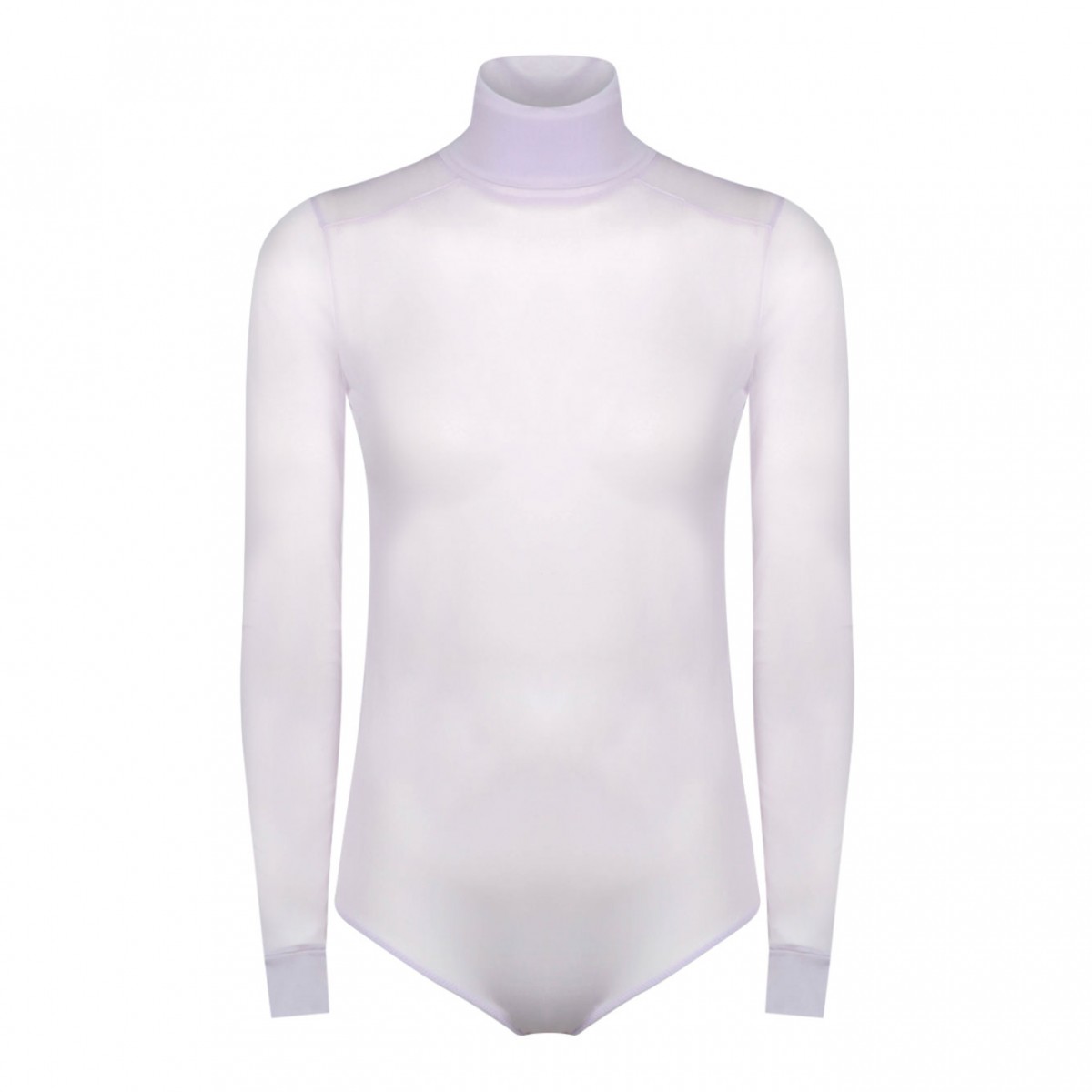 Viscose Jersey Lilac Turtleneck Bodysuit