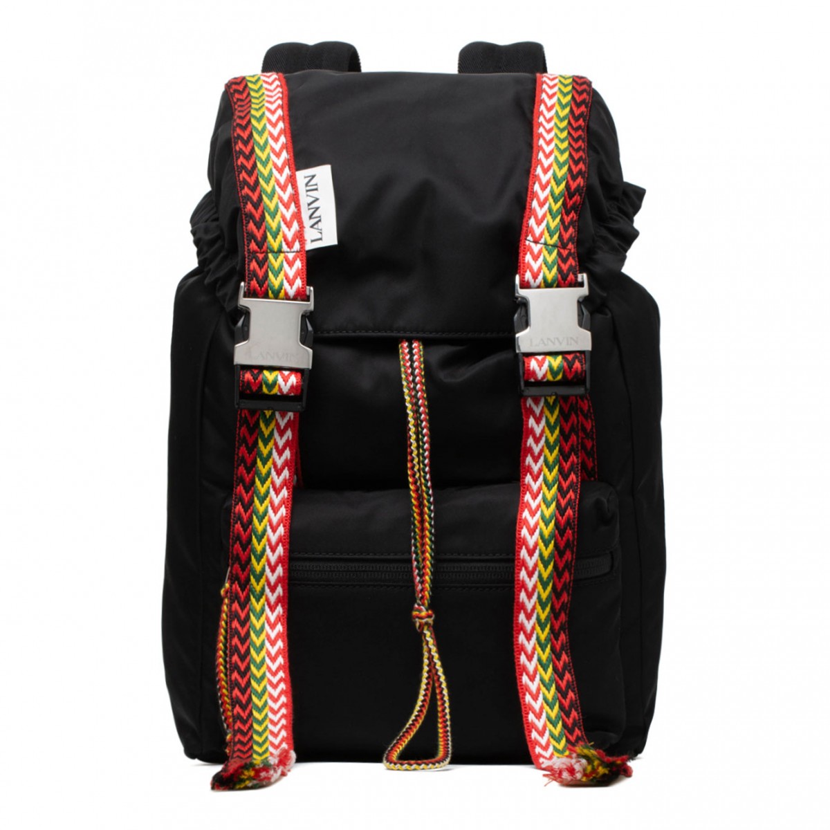 Black and Multicolour Nano Curb Backpack