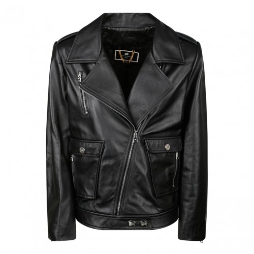 Black Leather Biker Style...