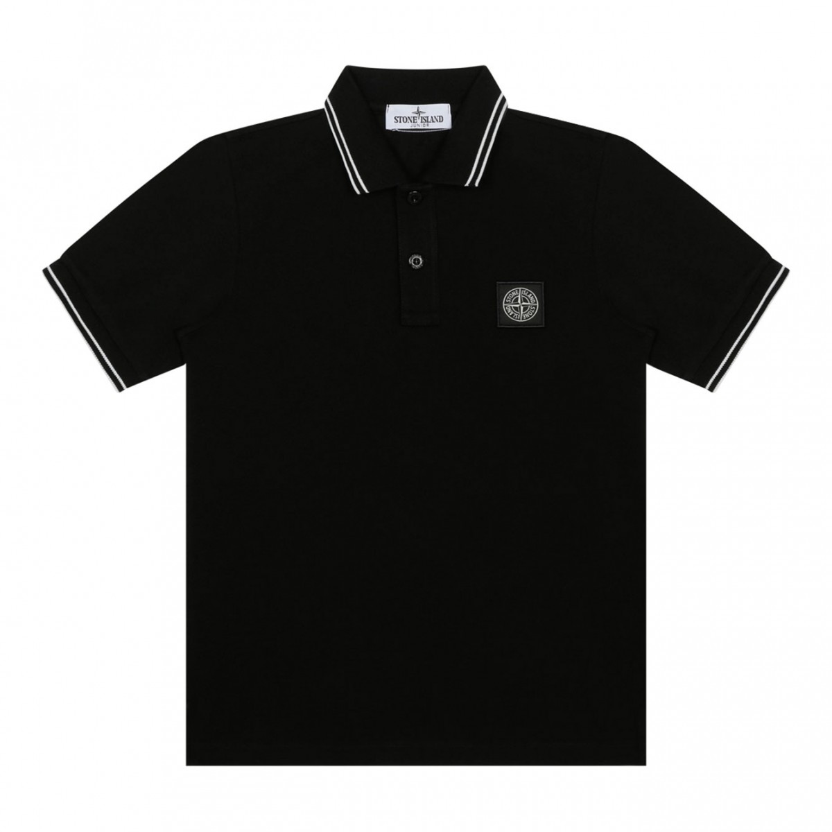 Short-Sleeve Black Polo Shirt