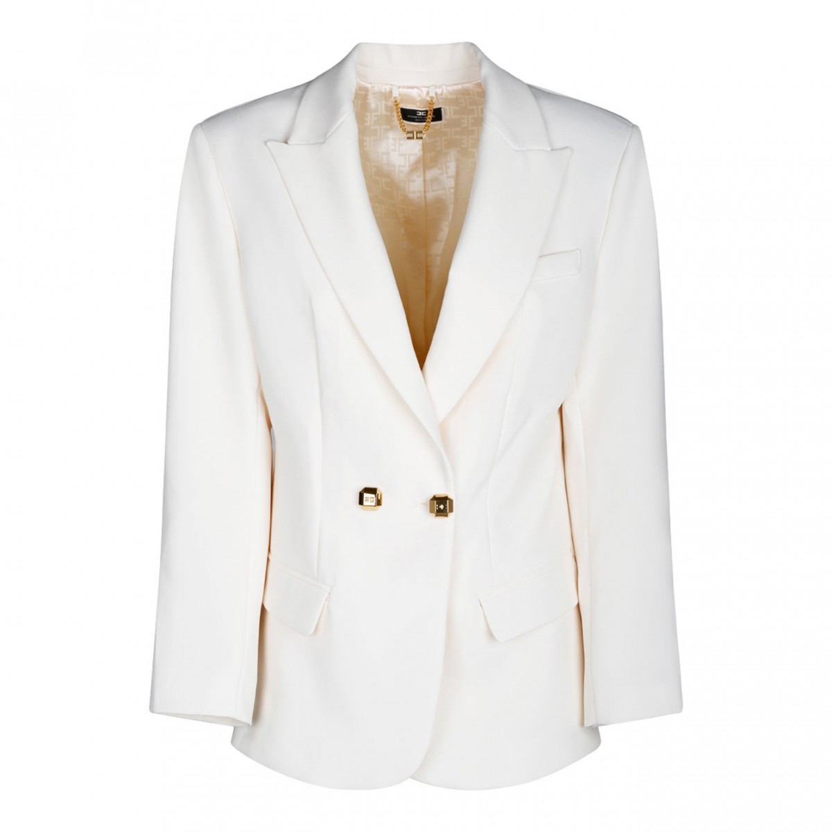 White Crepe Jacket