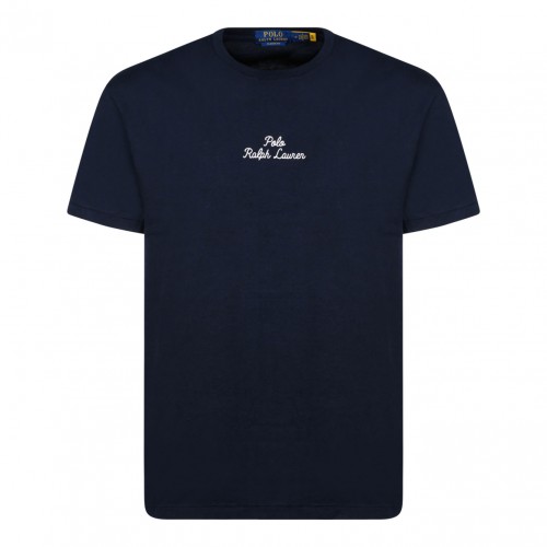 Blue Navy Cotton T-shirt