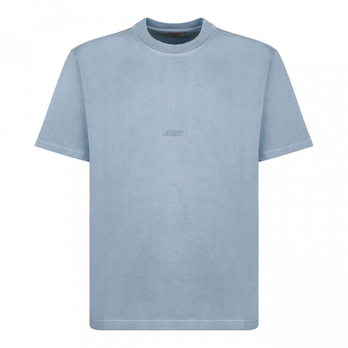 Illusion Blue Crew-Neck T-shirt