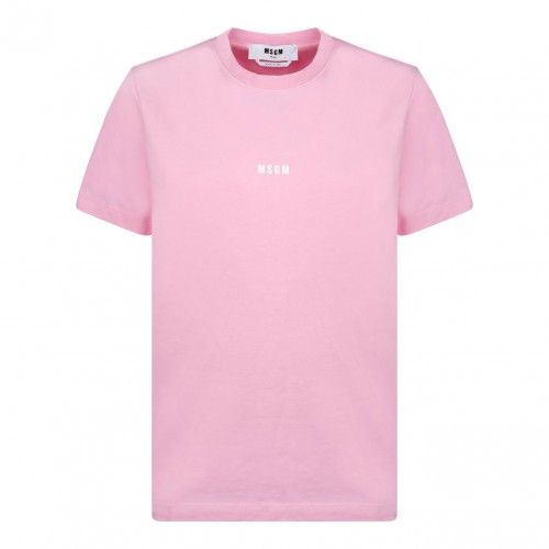 Pink Micro Logo T-Shirt