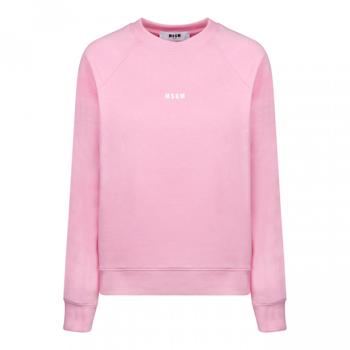 Pink Logo Print Sweatshirt
