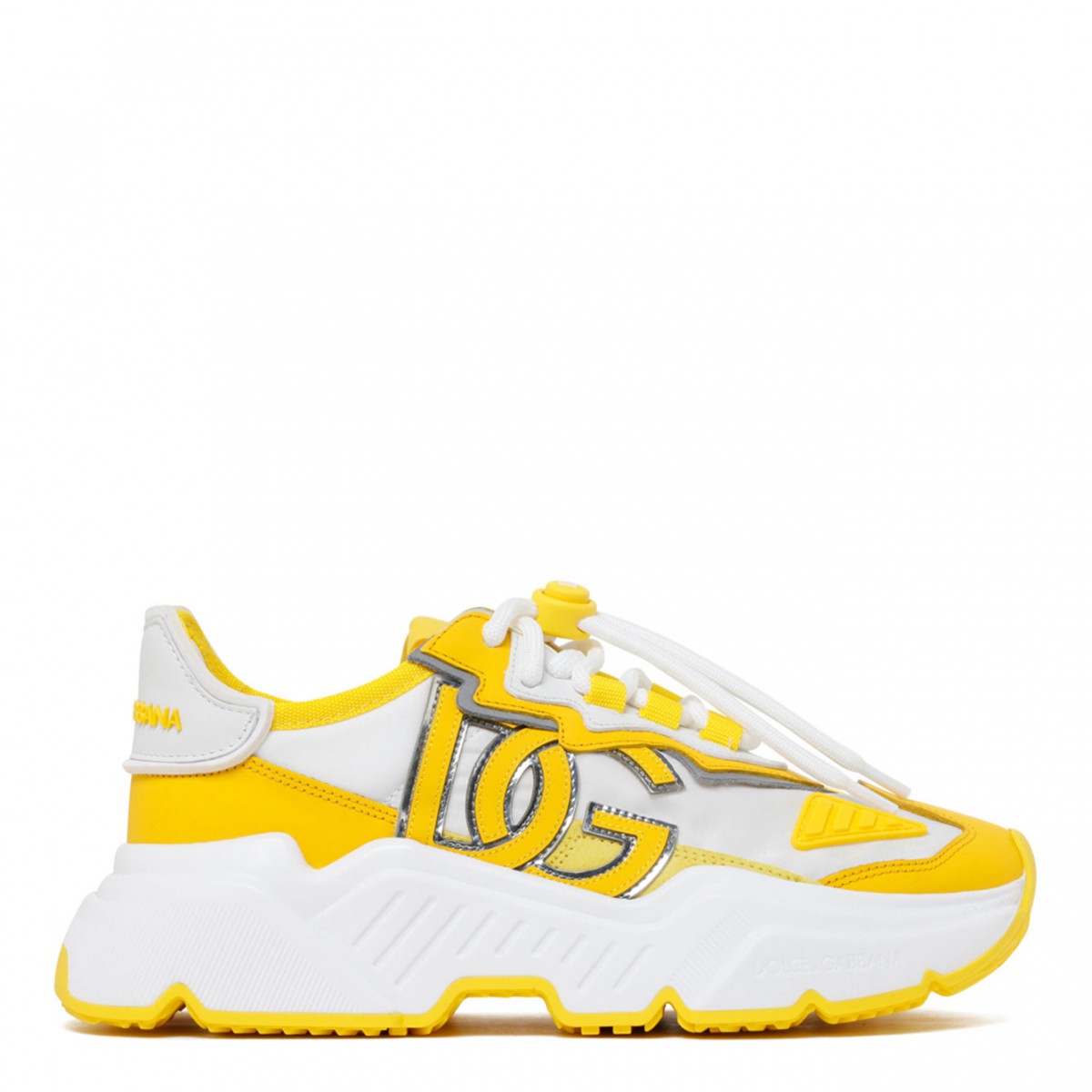 Yellow and White Daymaster Sneakers