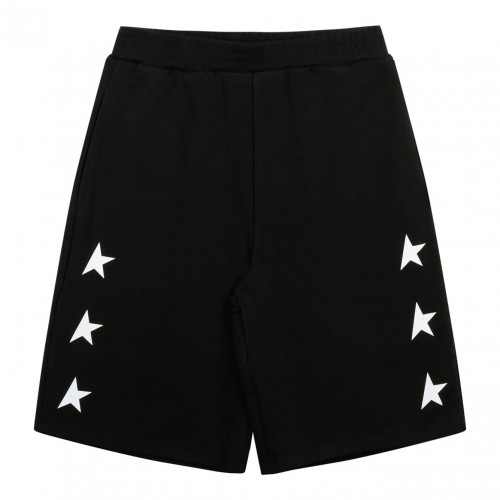 Black and White Bermuda Shorts