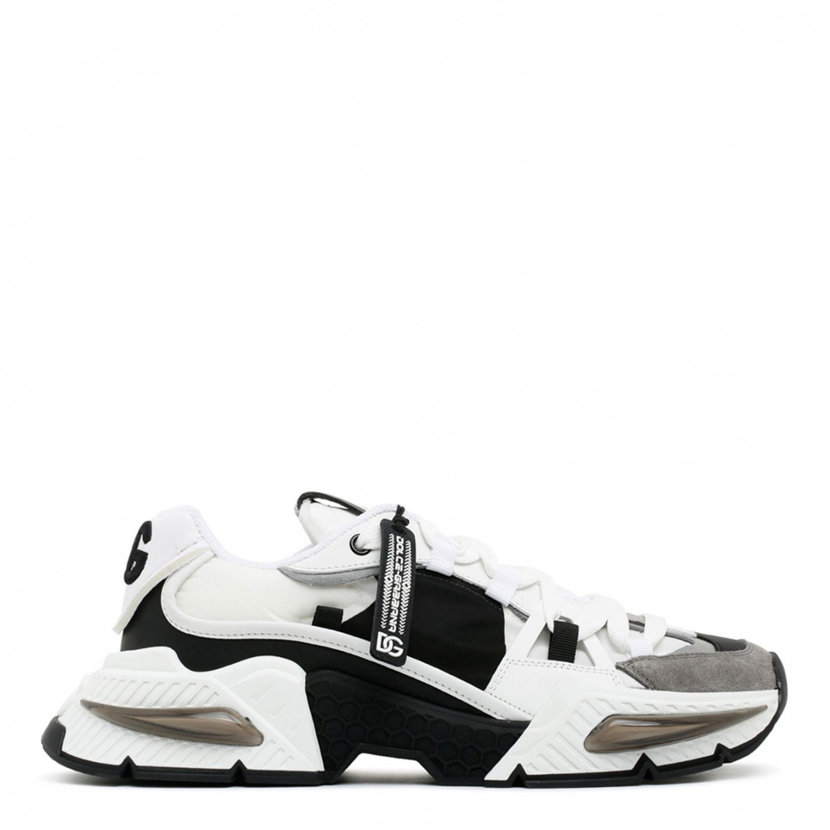White, Grey and Black Airmaster Sneakers