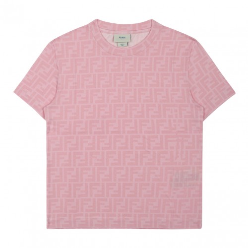 Pink Logo Print T-Shirt