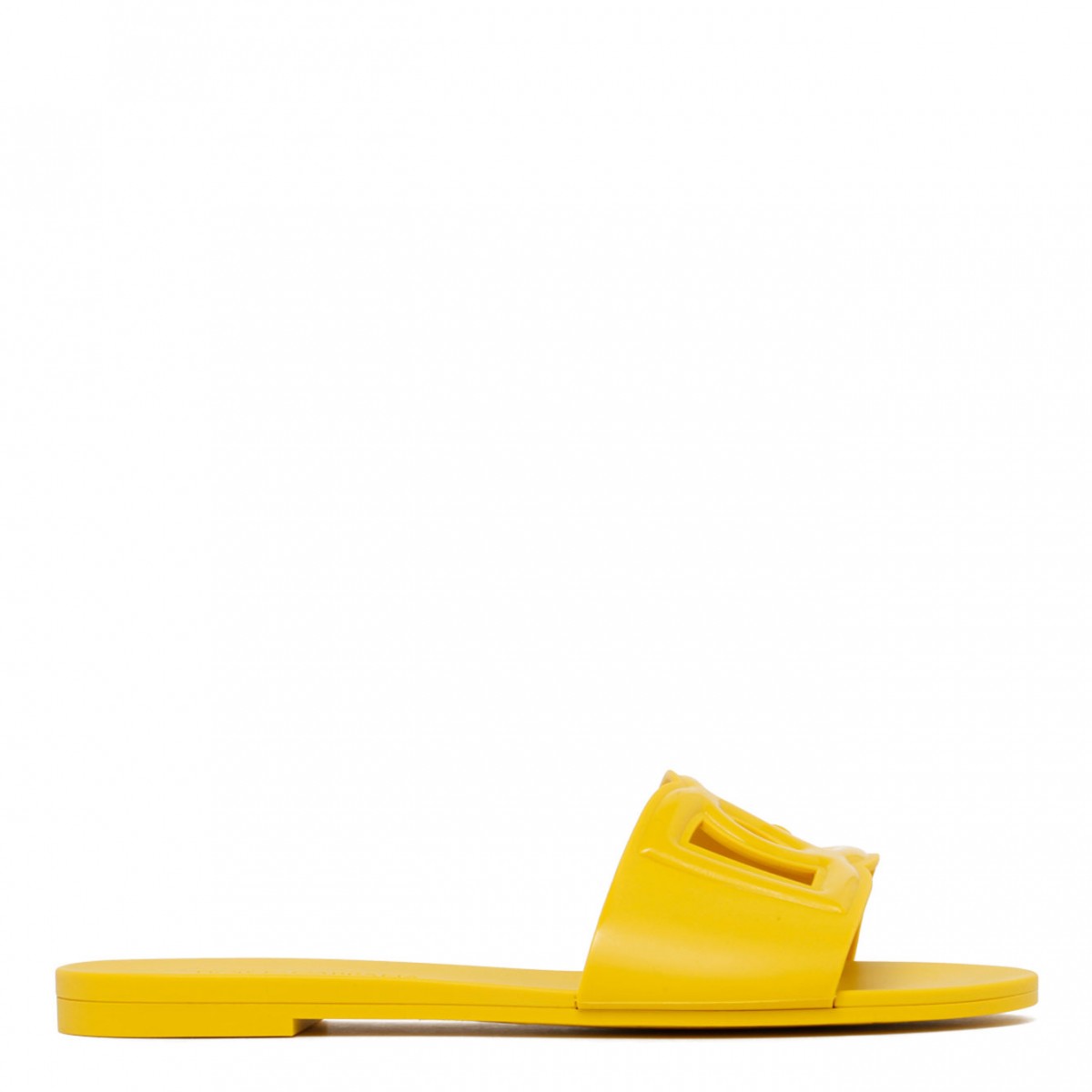Yellow Beachwear Sliders