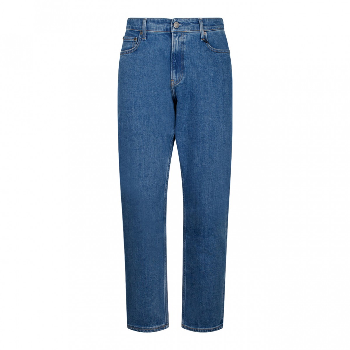 Tapered Mid Blue Jeans