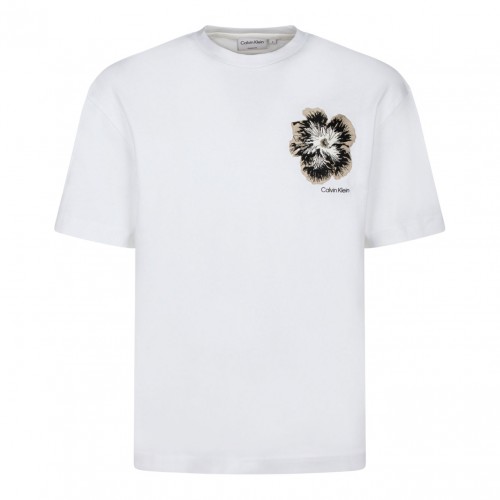 Embroidered White T-shirt