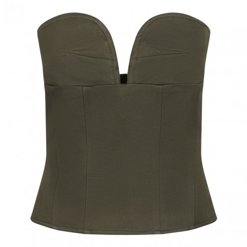 Olive Green Bustier
