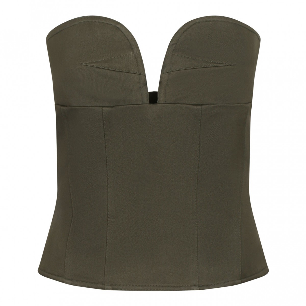 Olive Green Bustier