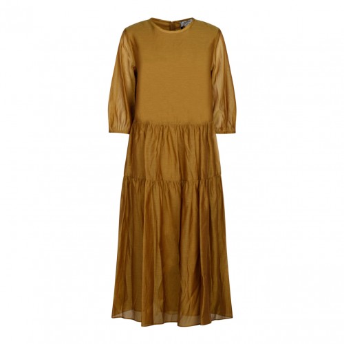 Gold Midi Dress