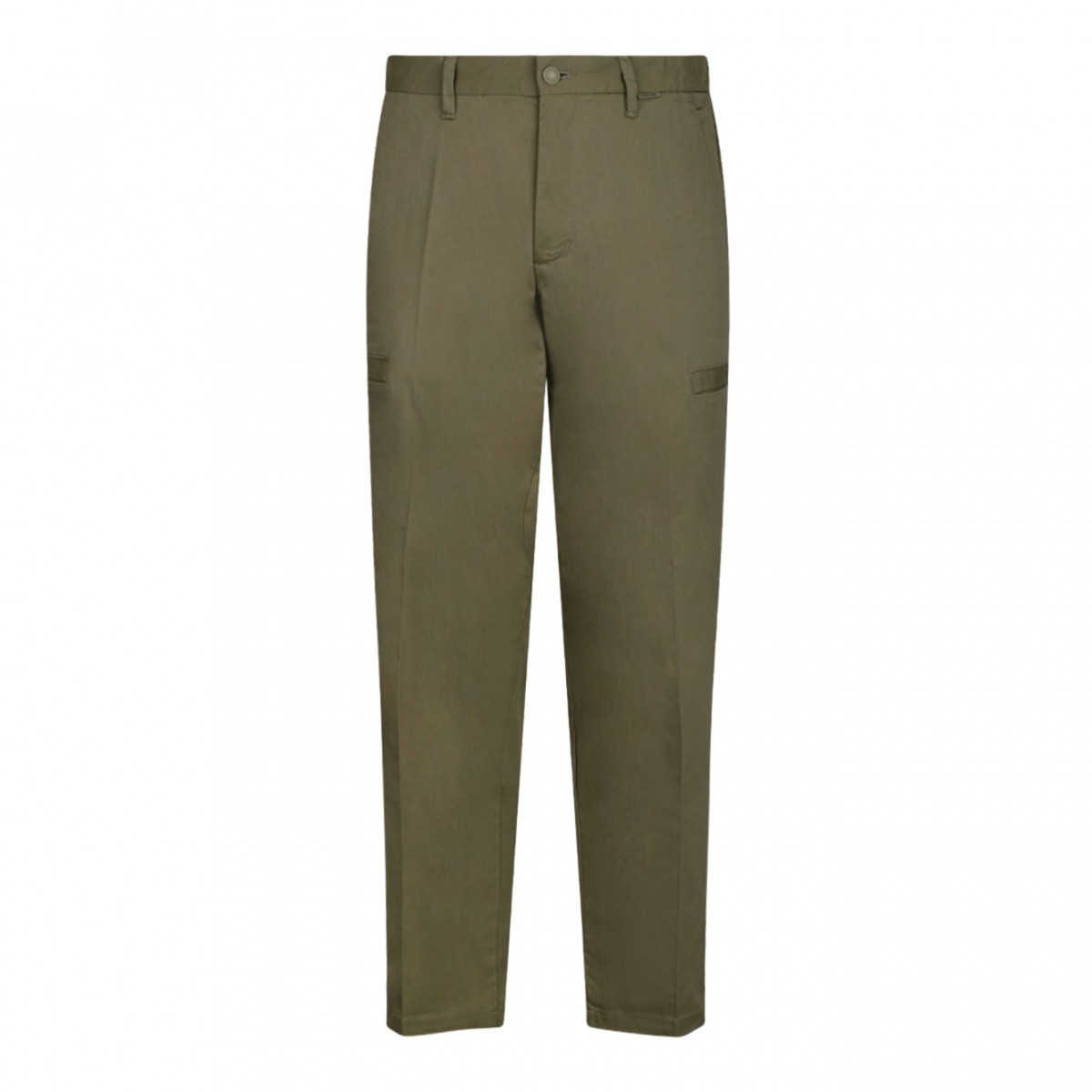 Co-stretch Straight Military Green Cargo