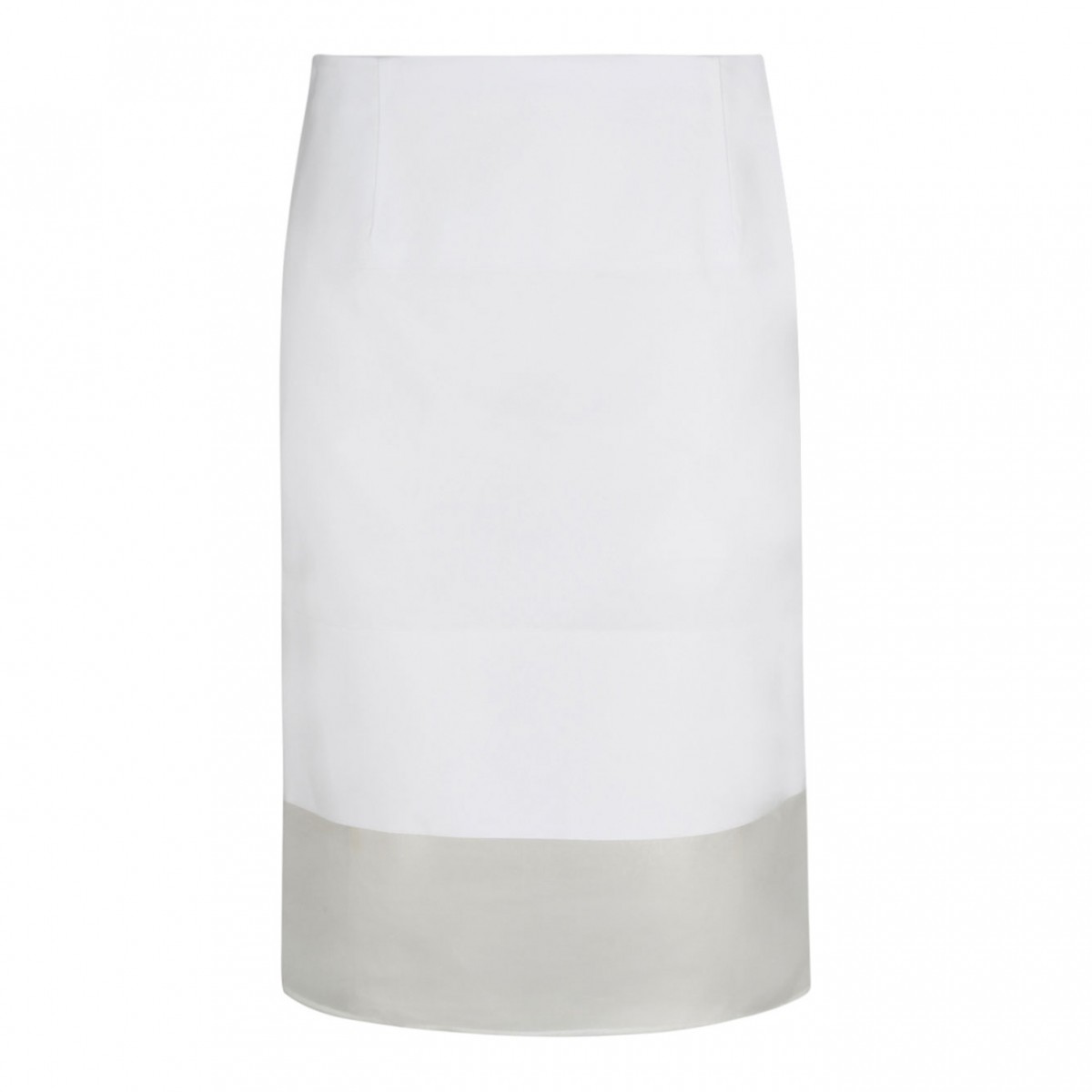 White Low Rise Skirt