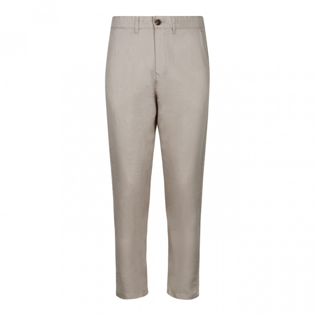 Light Beige Tapered Trousers