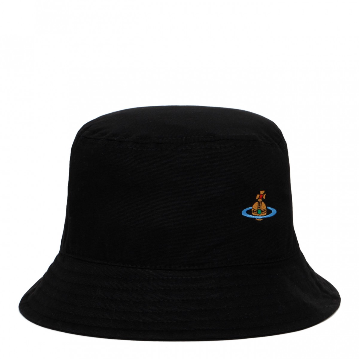 Unisex Colour Black Bucket Hat