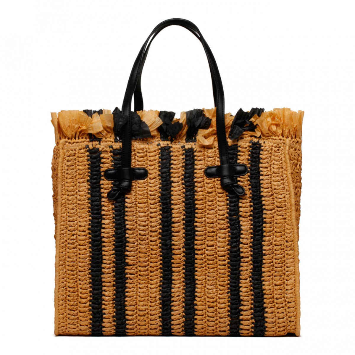 Straw Crochet Work Shopping Bag