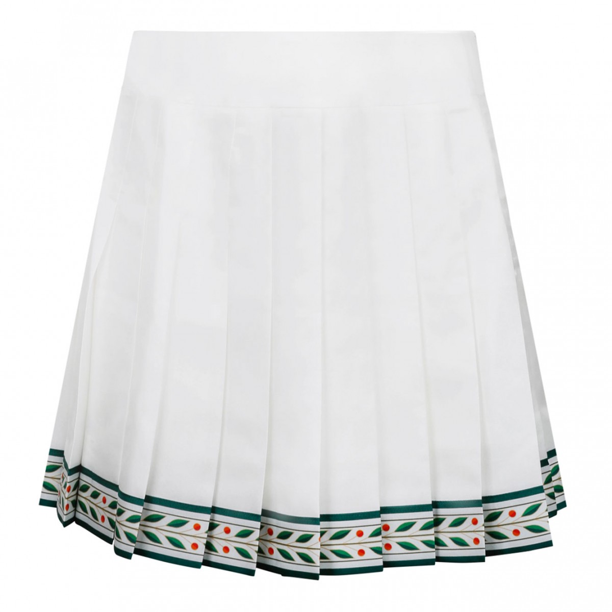White Laurel Tennis Skirt