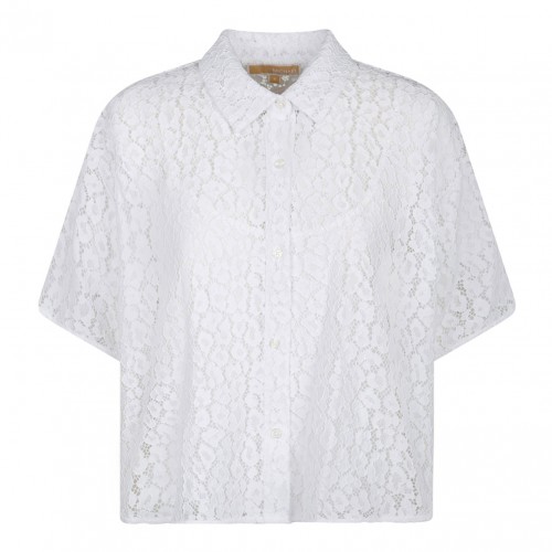 White Corded Lace Shirt