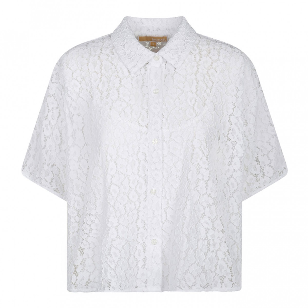 White Corded Lace Shirt