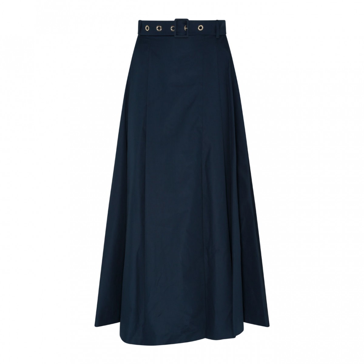 Midnight Blue Pleated Skirt