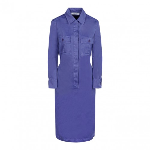 Lavender Shirt Dress
