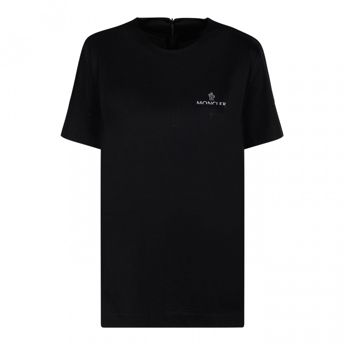 Black Cotton Jersey Logo T-Shirt