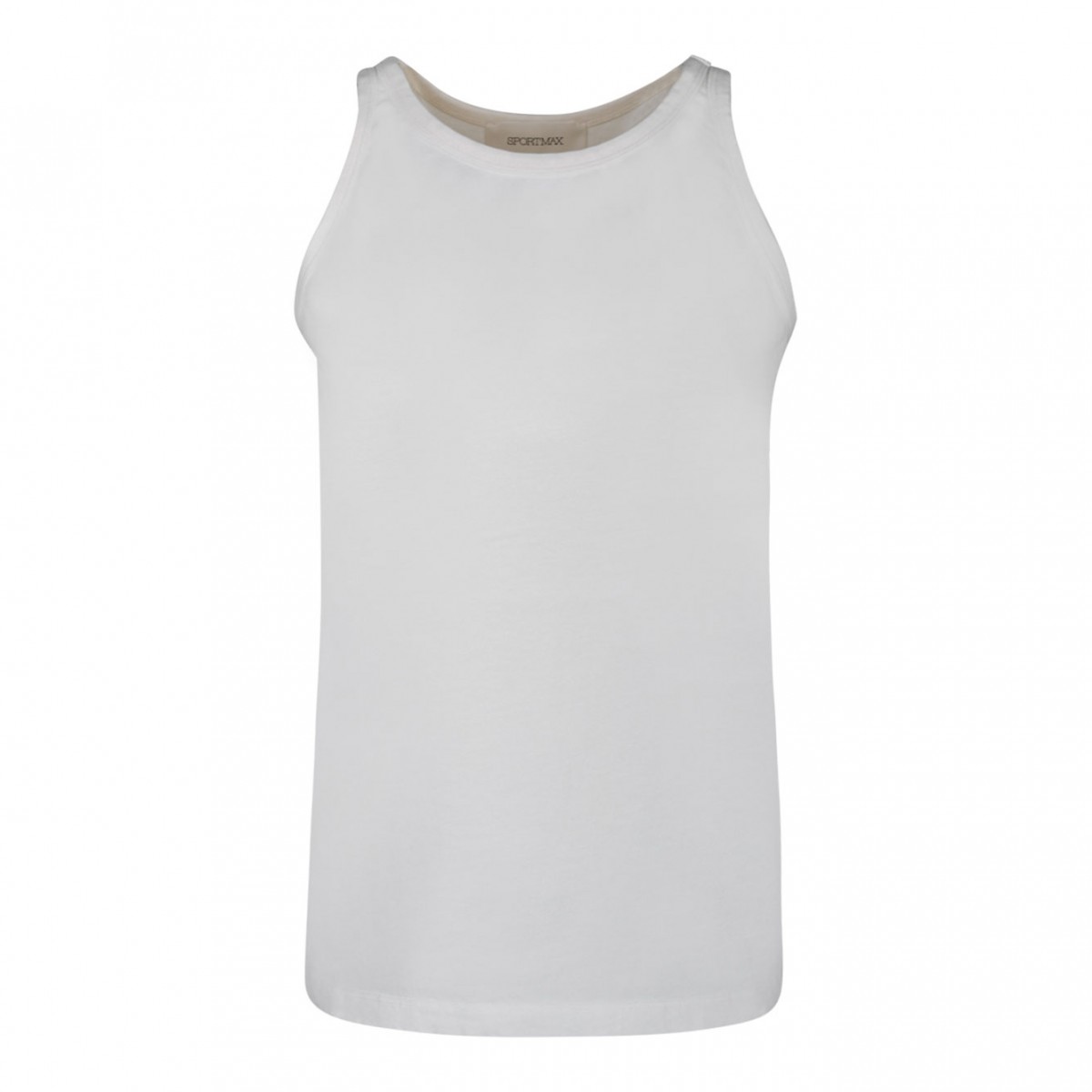 Pure Cotton Ribbed Knit Tank Top