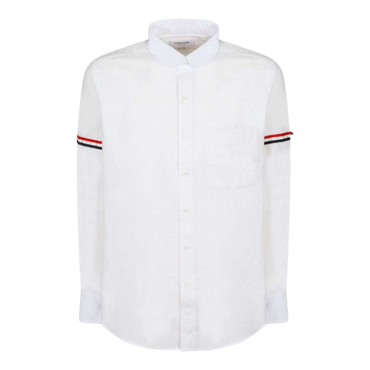 White Arman Detail Shirt