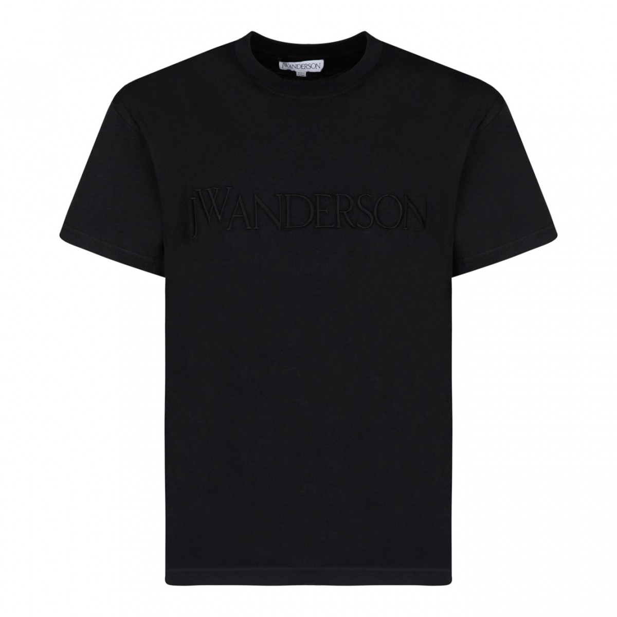 Black Logo Embroidered T-Shirt