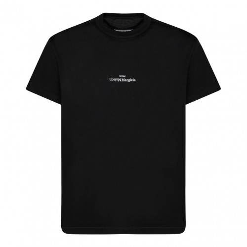 Black Distorted Logo T-Shirt