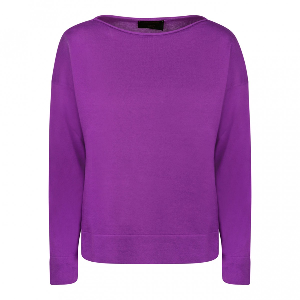 Purple Sailor Neck Sweater