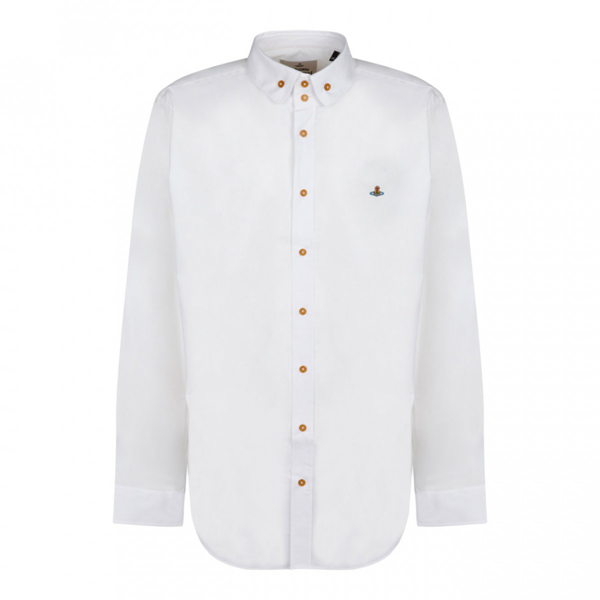 Two Button Krall White Shirt
