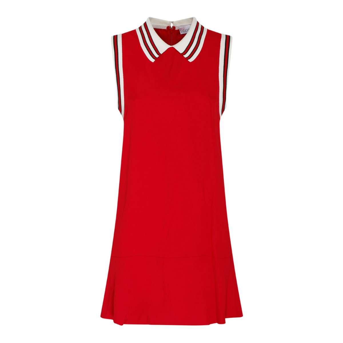 Red Valentino Red and White Short Dress.