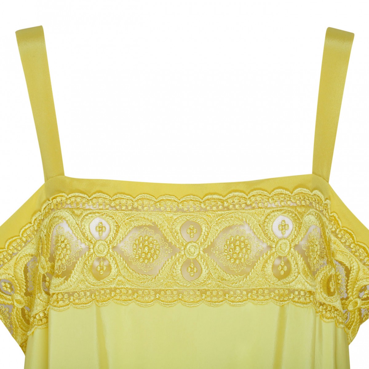 Lemon Yellow Midi Dress