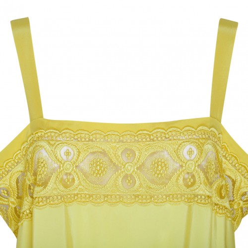 Lemon Yellow Midi Dress