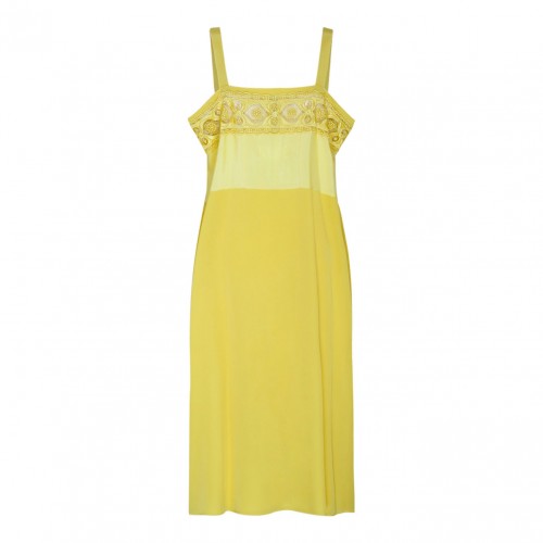 Lemon Yellow Midi Dress 2