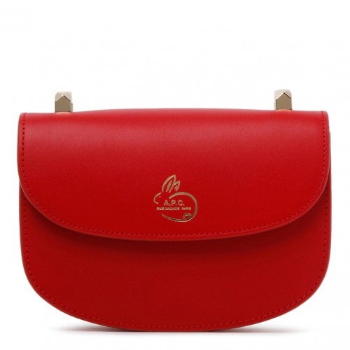 Red Calf Leather Logo Stamp...
